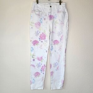 The Nu Vintage White Floral Jeans 31